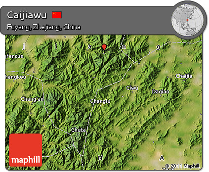 Satellite Map of Caijiawu