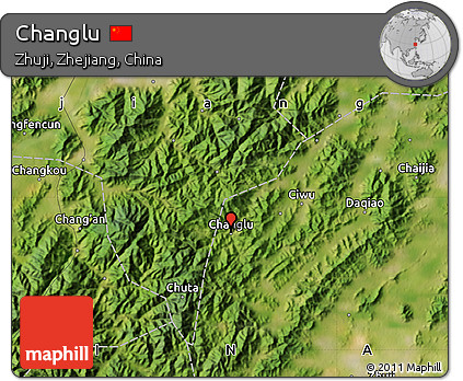 Satellite Map of Changlu