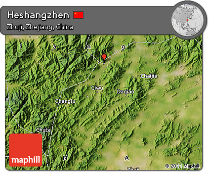 Satellite Map of Heshangzhen