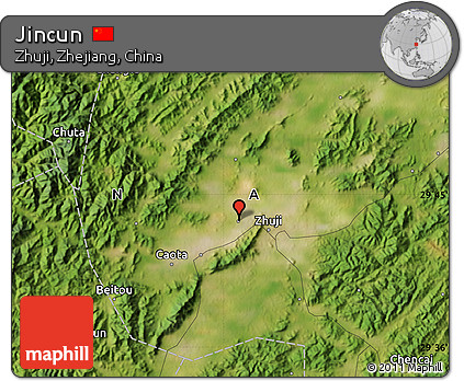 Satellite Map of Jincun
