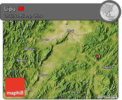 Satellite Map of Lipu
