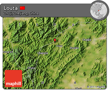 Satellite Map of Louta