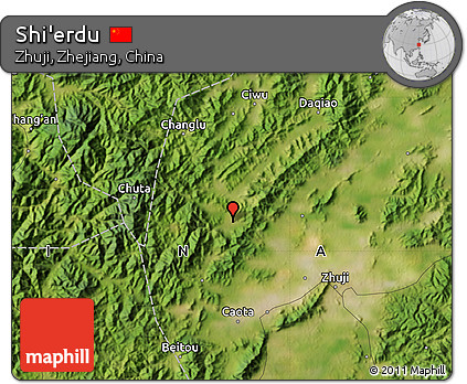 Satellite Map of Shi'erdu
