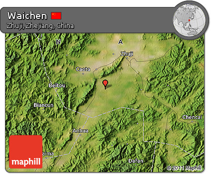 Satellite Map of Waichen