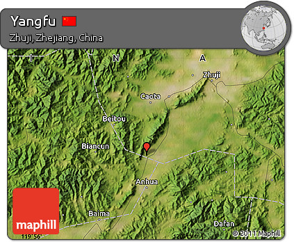 Satellite Map of Yangfu