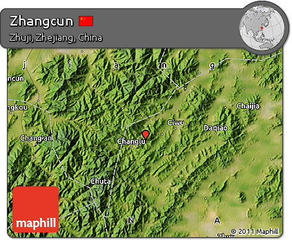Satellite Map of Zhangcun