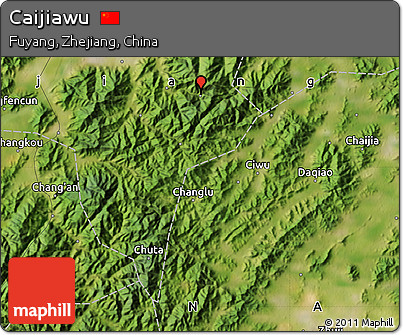 Satellite Map of Caijiawu
