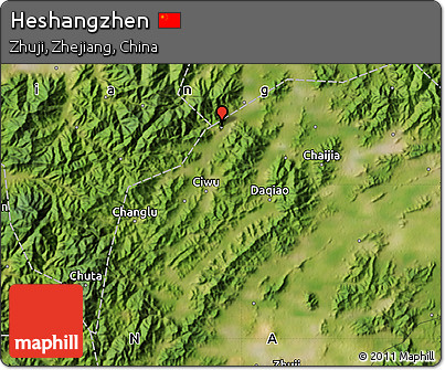 Satellite Map of Heshangzhen