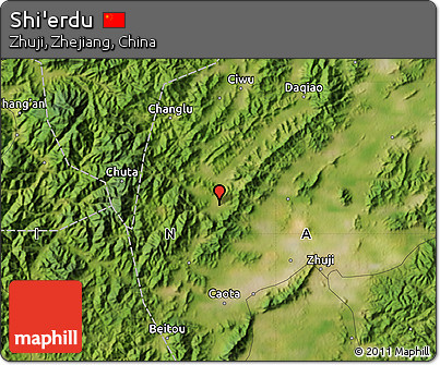 Satellite Map of Shi'erdu