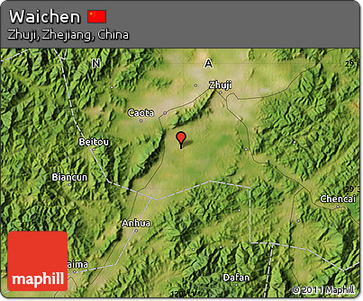 Satellite Map of Waichen