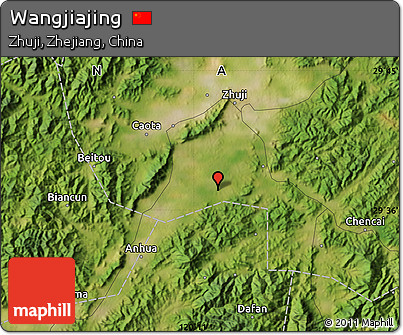 Satellite Map of Wangjiajing