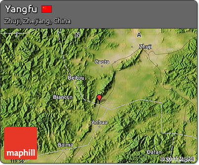Satellite Map of Yangfu