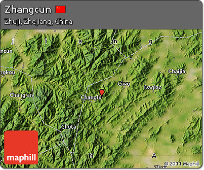 Satellite Map of Zhangcun
