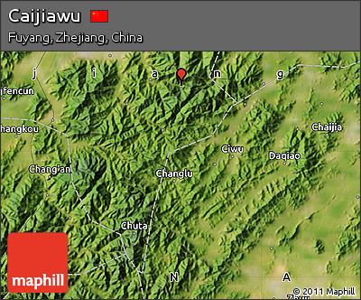 Satellite Map of Caijiawu