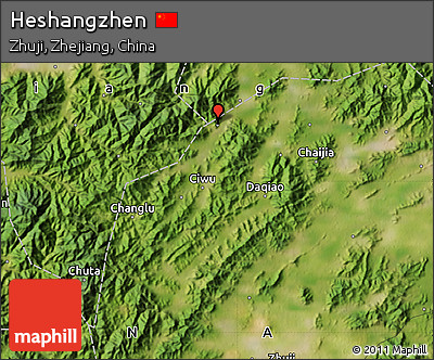 Satellite Map of Heshangzhen
