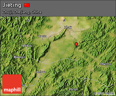 Satellite Map of Jieting