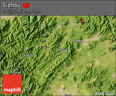 Satellite Map of Sizhou