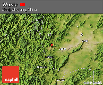 Satellite Map of Wuxie