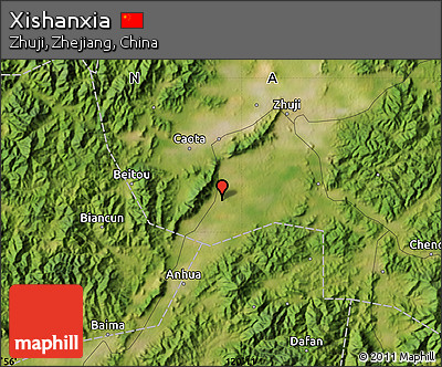 Satellite Map of Xishanxia