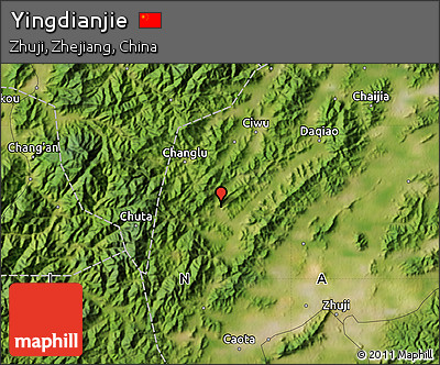 Satellite Map of Yingdianjie