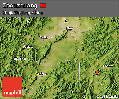 Satellite Map of Zhouzhuang