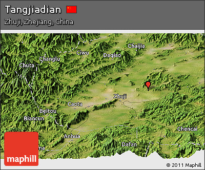 Satellite Panoramic Map of Tangjiadian