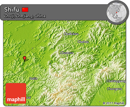 Physical 3D Map of Shifu