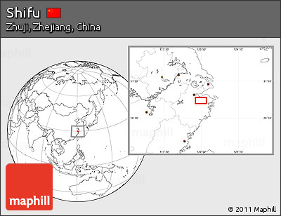 Blank Location Map of Shifu