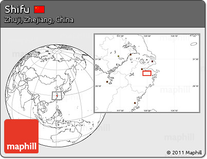 Blank Location Map of Shifu