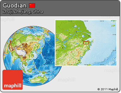 Physical Location Map of Guodian