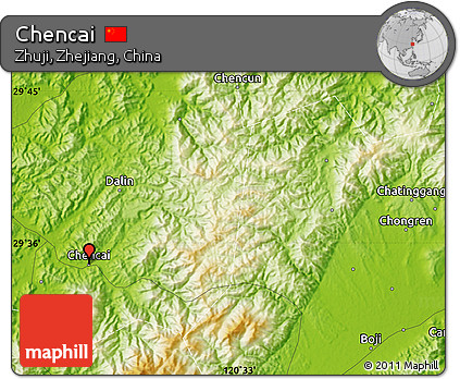 Physical Map of Chencai