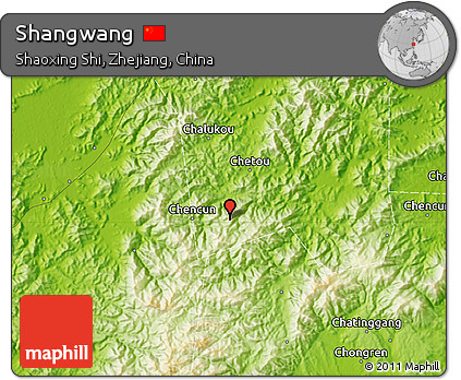 Physical Map of Shangwang