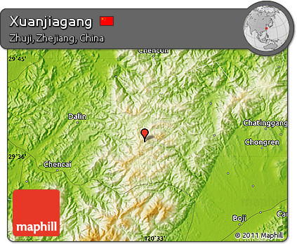Physical Map of Xuanjiagang