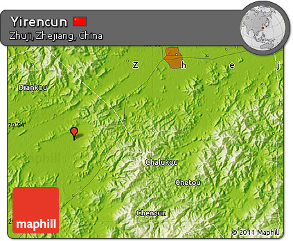 Physical Map of Yirencun