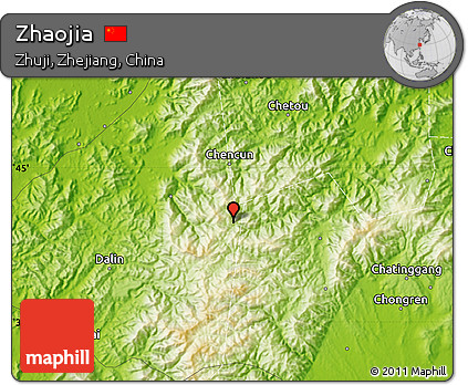 Physical Map of Zhaojia
