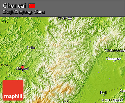 Physical Map of Chencai