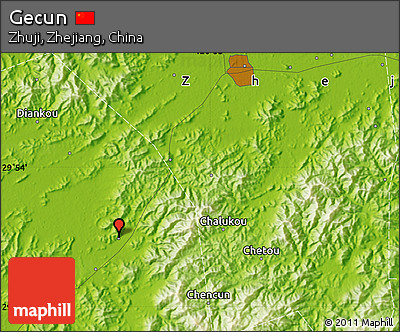 Physical Map of Gecun