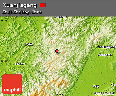 Physical Map of Xuanjiagang