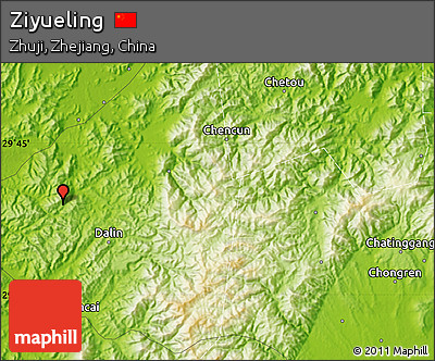 Physical Map of Ziyueling
