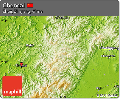Physical Map of Chencai