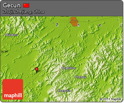 Physical Map of Gecun