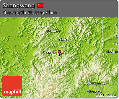 Physical Map of Shangwang