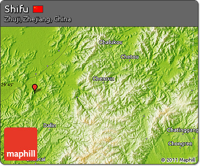 Physical Map of Shifu