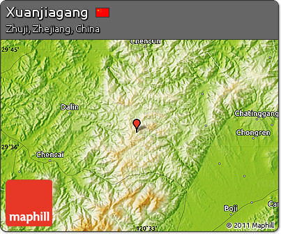 Physical Map of Xuanjiagang