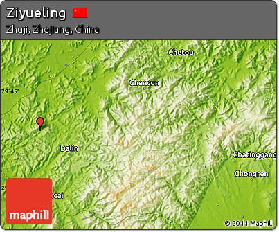Physical Map of Ziyueling