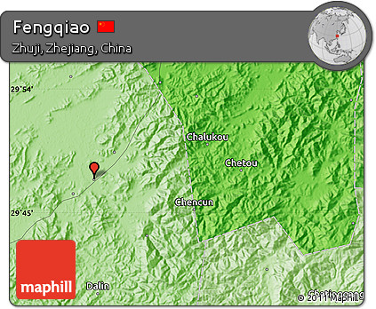 Political Map of Fengqiao