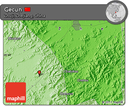 Political Map of Gecun