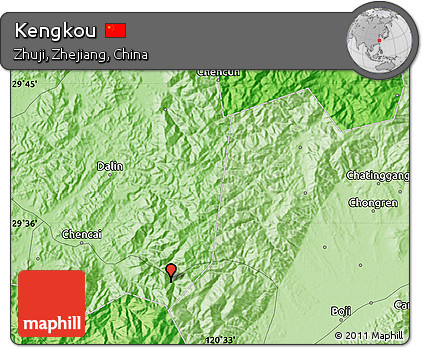 Political Map of Kengkou