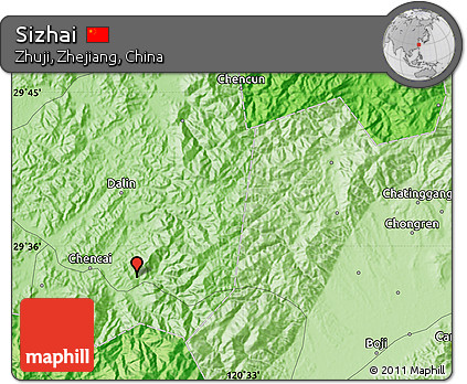 Political Map of Sizhai