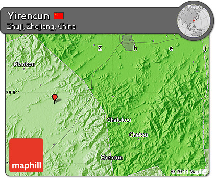 Political Map of Yirencun